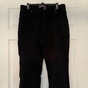 Gloria Vanderbilt Size 16 Black Jeans Amanda Style